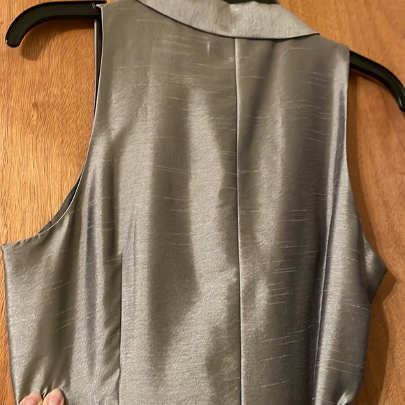 Jones Studio business classy AND glamorous A line sleeveless dress w/ belt (mlb) - Picture 6 of 10